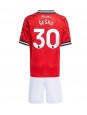 Billige Manchester United Benjamin Sesko #30 Hjemmedraktsett Barn 2025-26 Kortermet (+ Korte bukser)